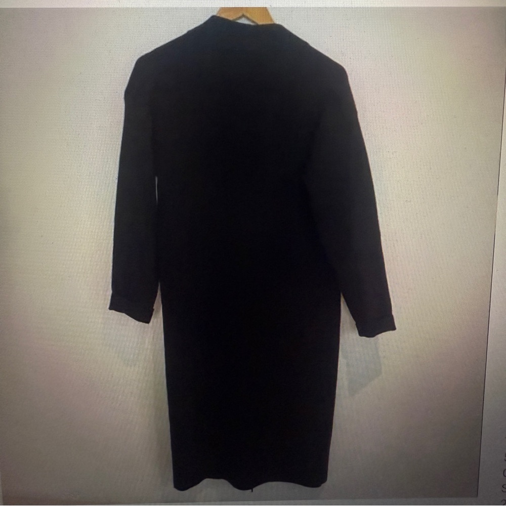 The Group Babaton Woman Black Stretch Long Open Cardigan Sweater Size M - Picture 2 of 4